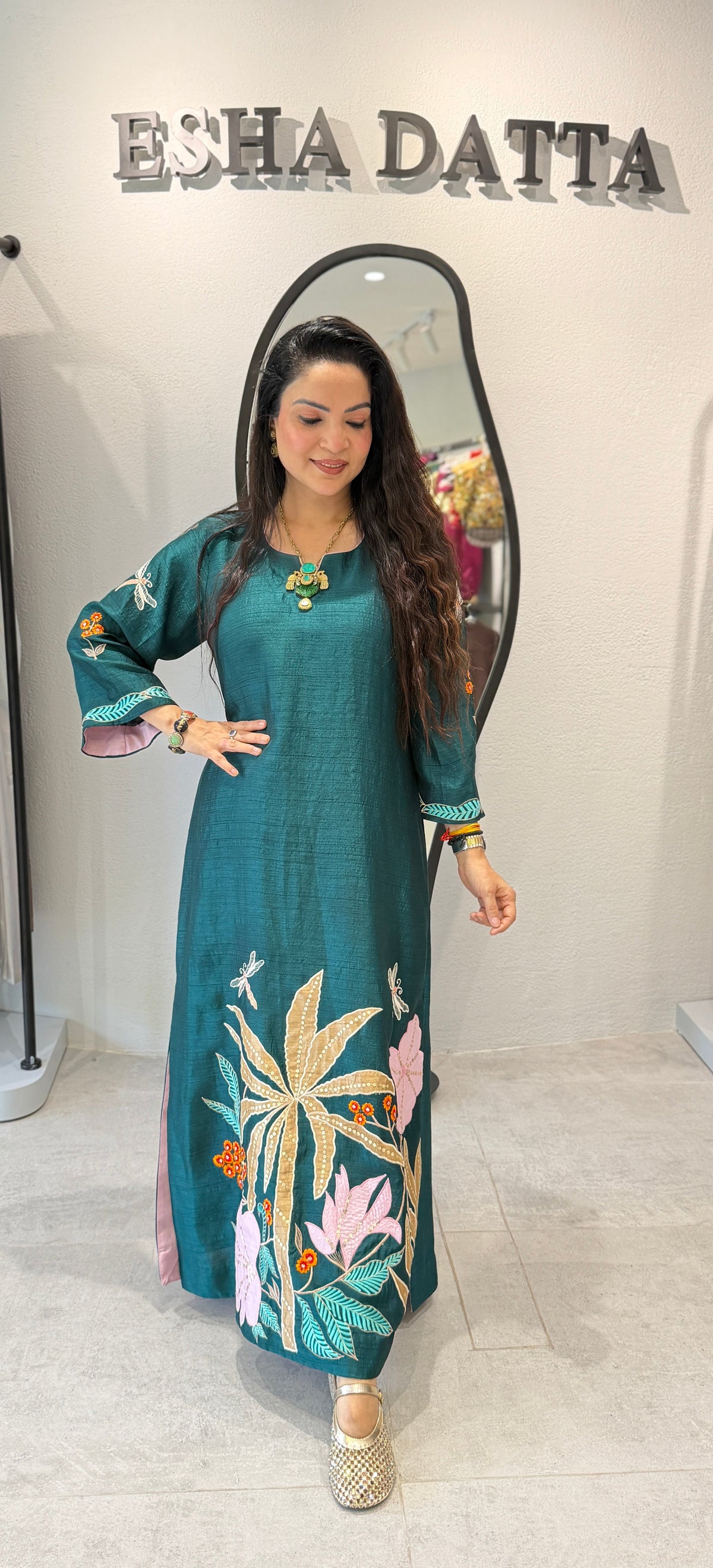 Appliqué Work Kaftan