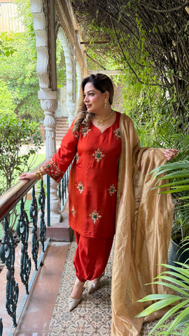 Dabka Embroidered Suit