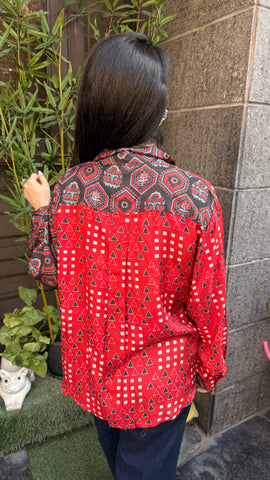 Ajrak handblock print shirts