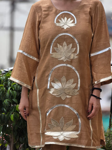 Leather work coord set