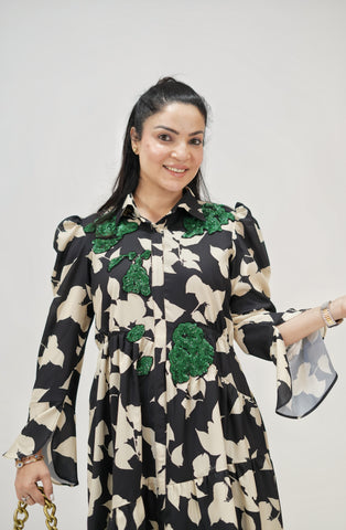 Floral A line Dress