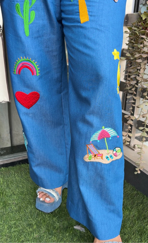 Denim classic coord set