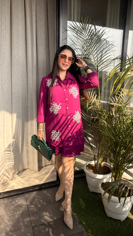 Shirt and skirt set