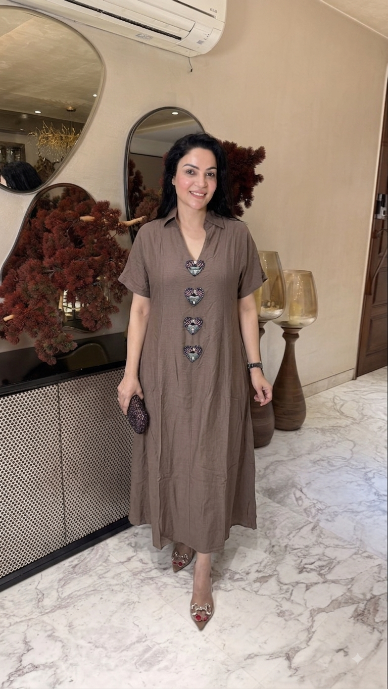 Heart A-Line Dress