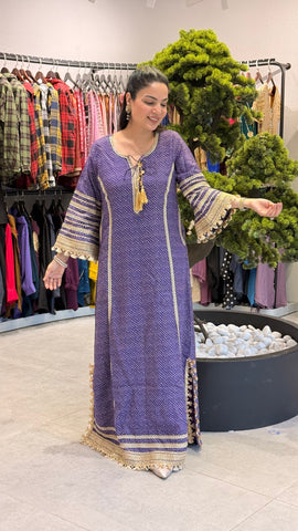 Bandhani Long Kurta