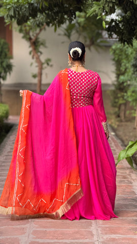 Koti Style Anarkali Suit