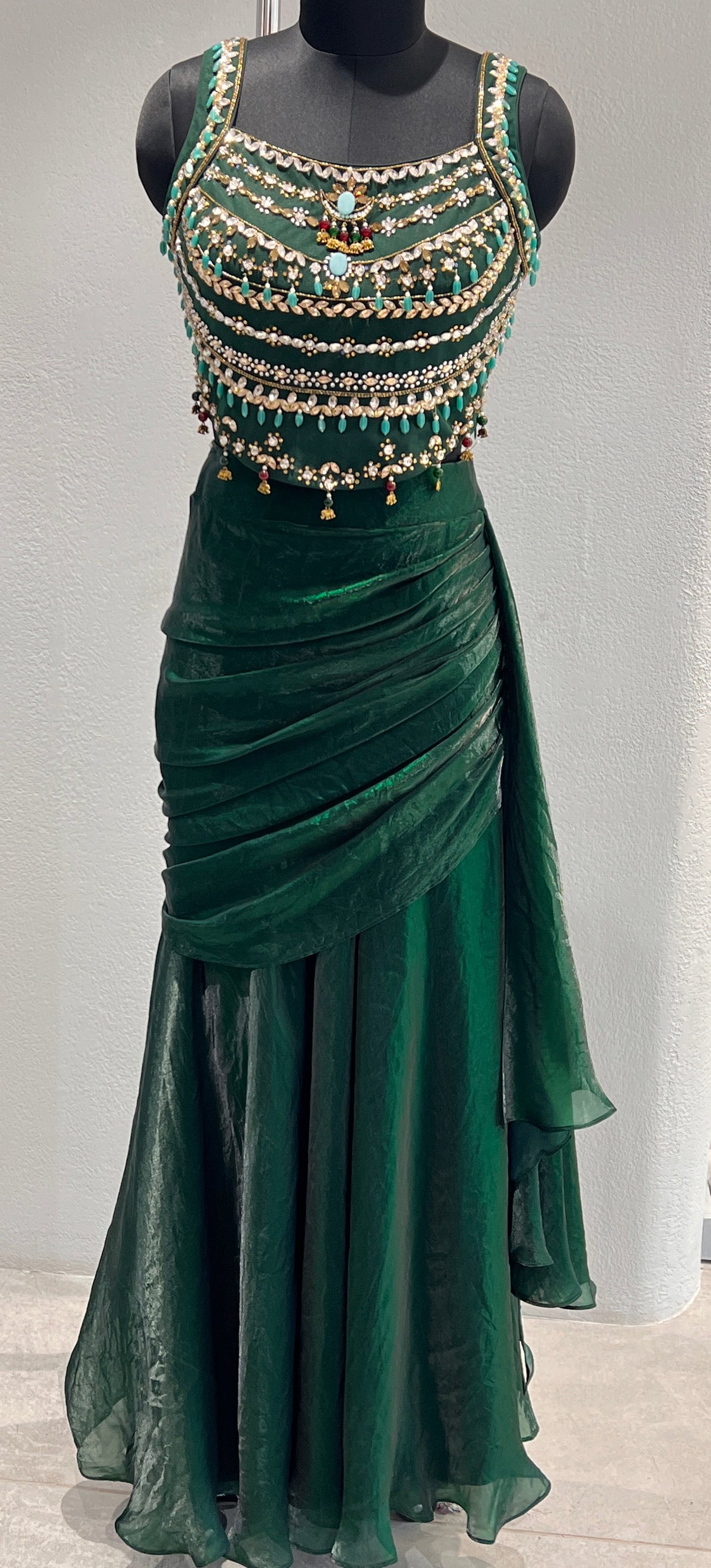 Indo-western Drape