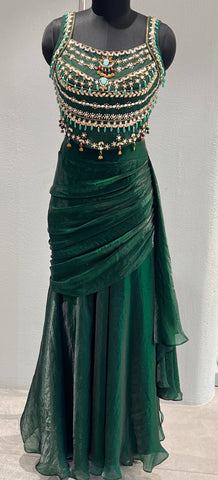 Indo-western Drape