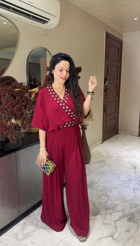 Embroidered jumpsuit