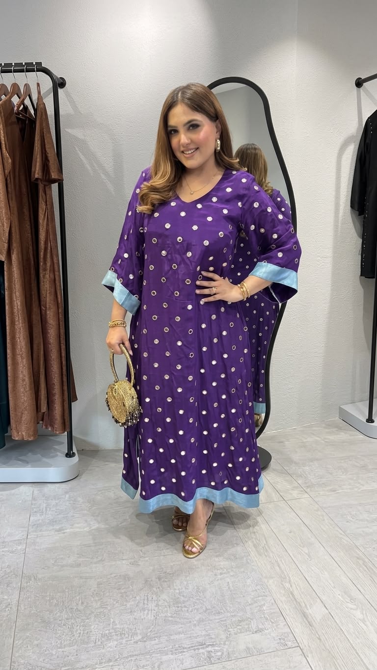 Mirror Work Long Kurta