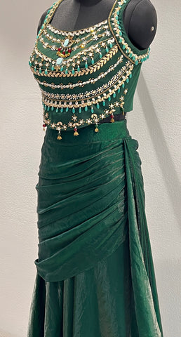 Indo-western Drape