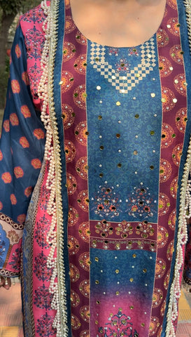 Handwork long kurta set