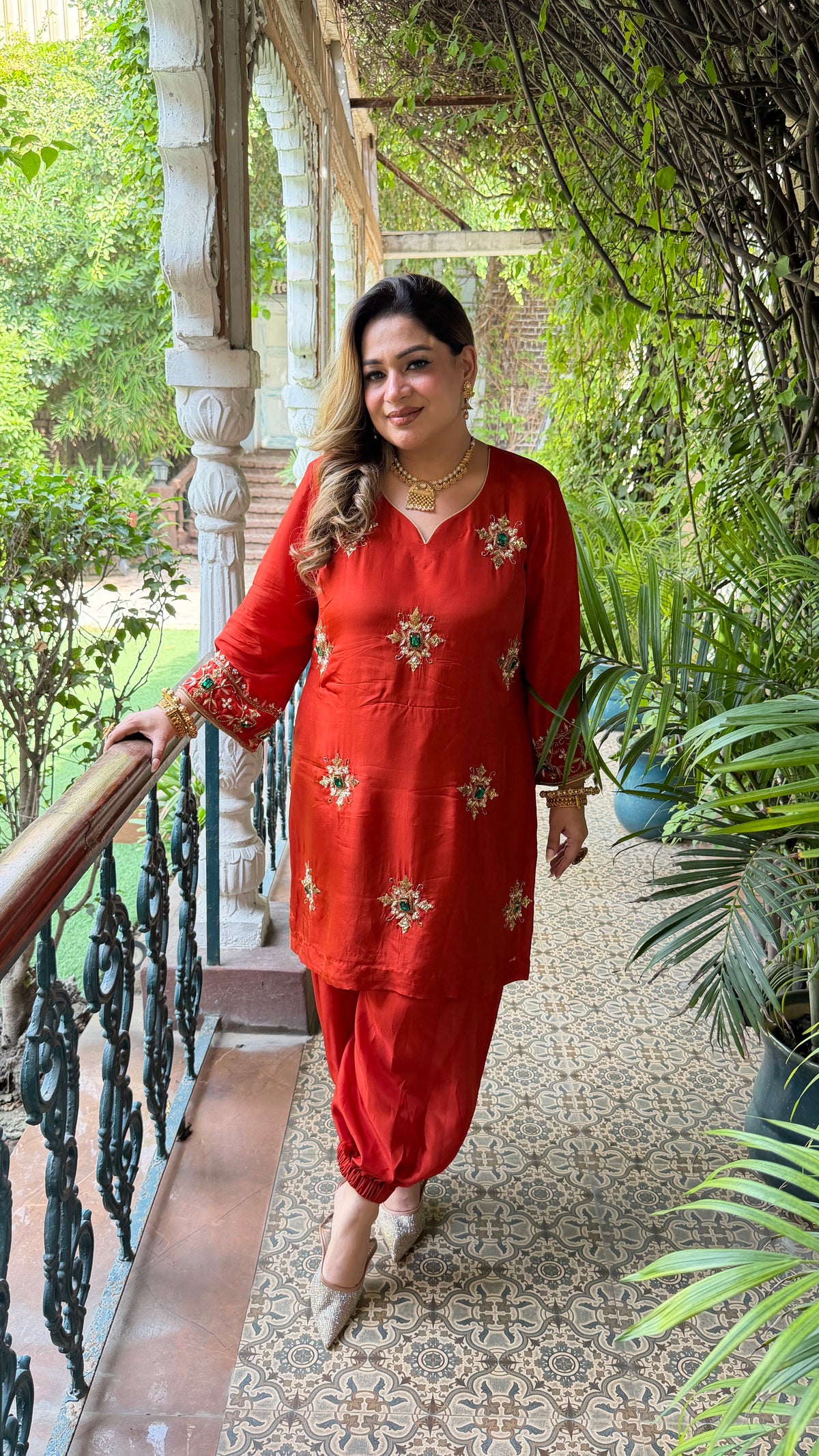 Dabka Embroidered Suit