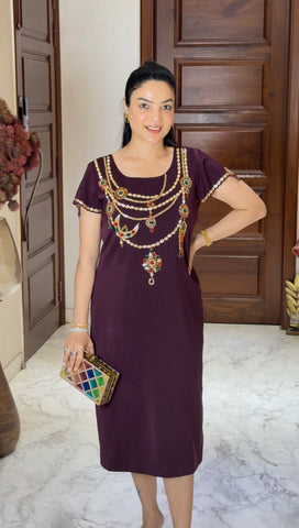 Jewel Embellished Dress