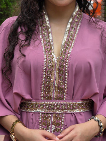 One piece drape - pink