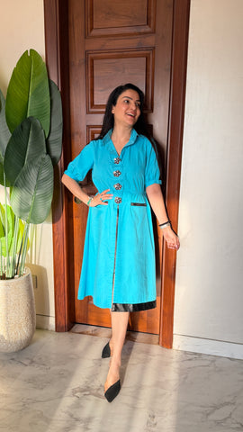 Cotton A-Line dress