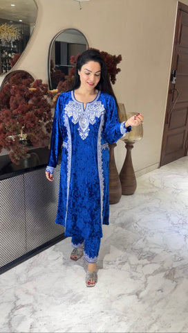 Velvet noori choga set