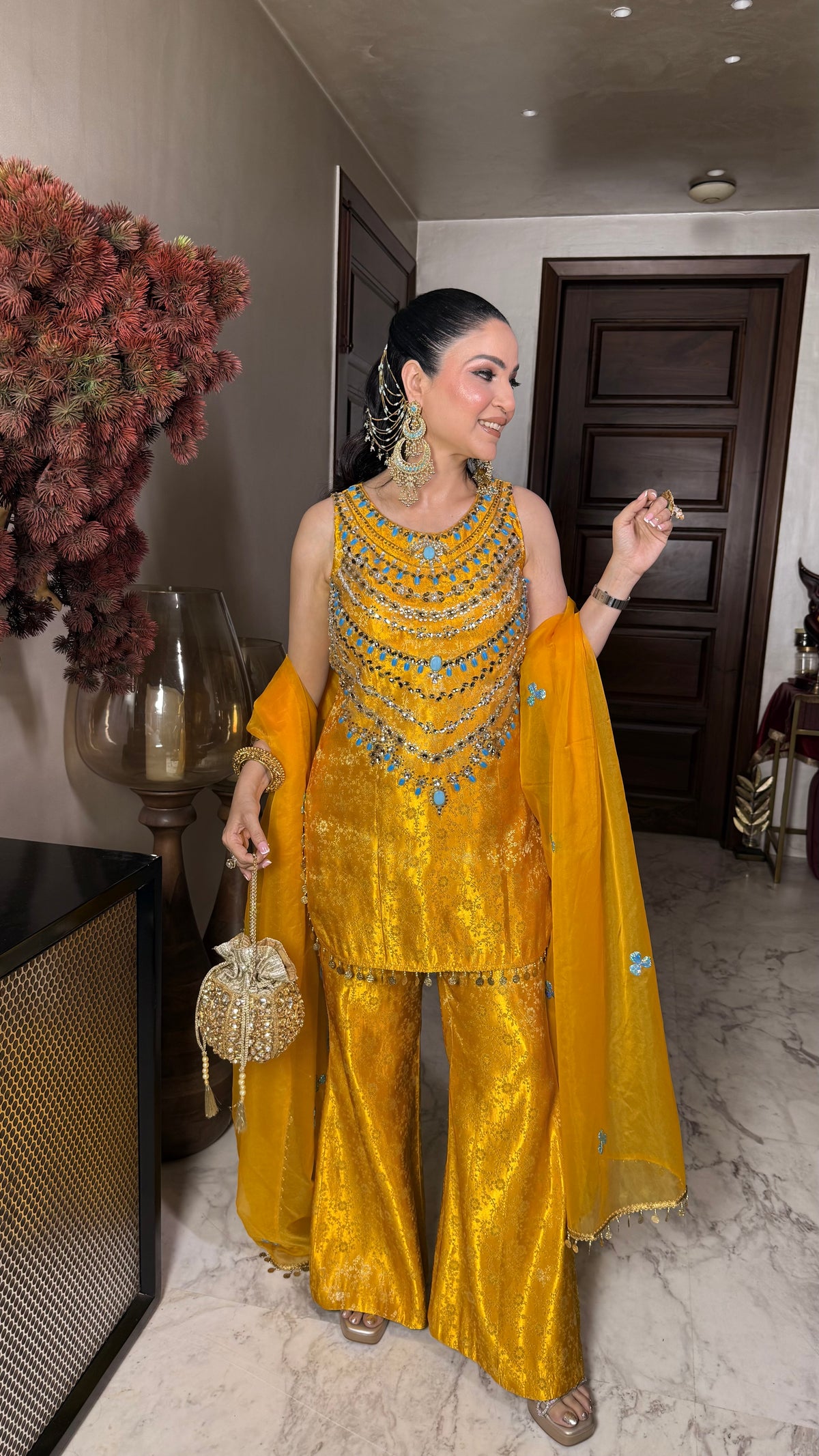 Handwork Sharara set