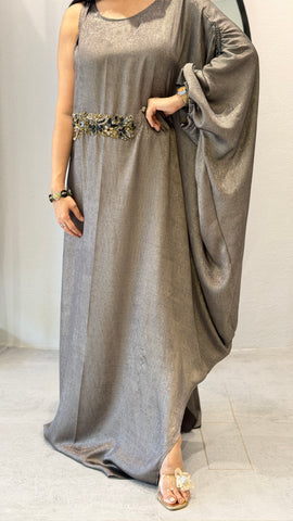 One-sleeve Kaftan Dress