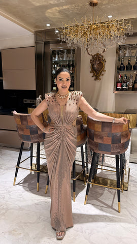 Classic drape gown