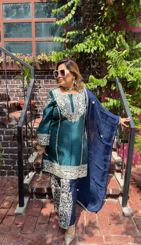 Aari Embroidery Suit