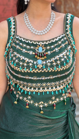 Indo-western Drape