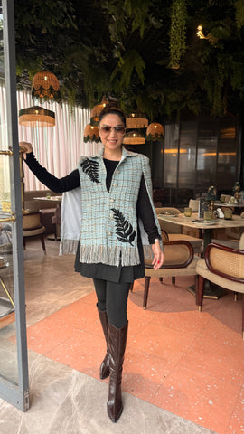 Tweed cape