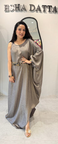One-sleeve Kaftan Dress
