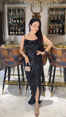 Drape gown