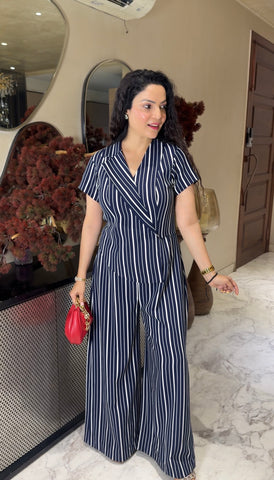 Stripes jumpsuit