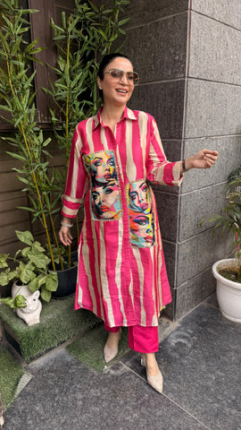Stripes kurta set