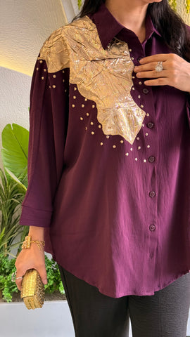 Appliqué Work Shirt