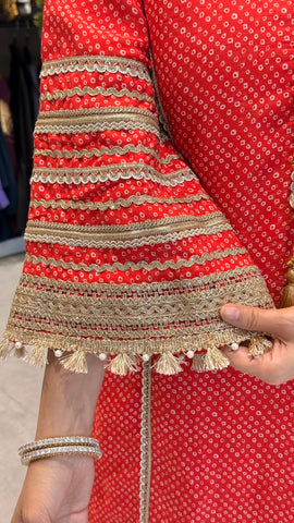 Bandhani Long Kurta