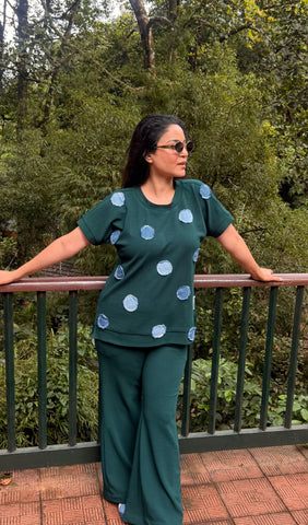 Denim Appliqué Travel Set