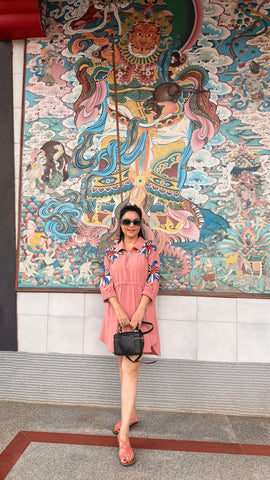 Pretty Machine Embroidery Dress