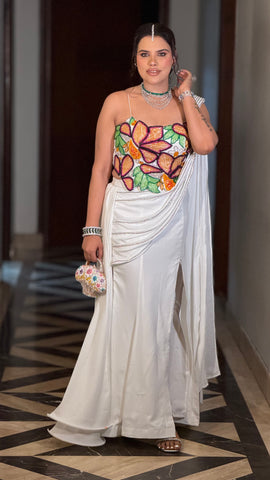 Flower drape