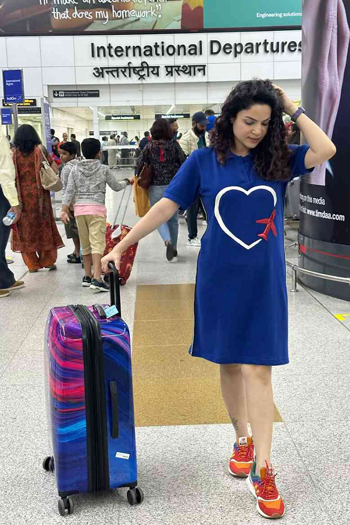 Airport A-Line Dress