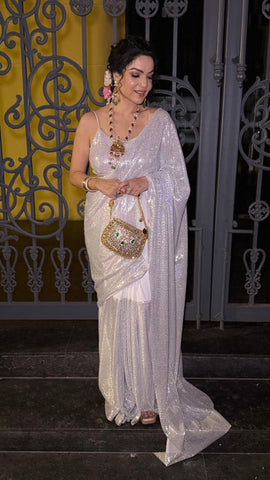Shimmer Lycra drape