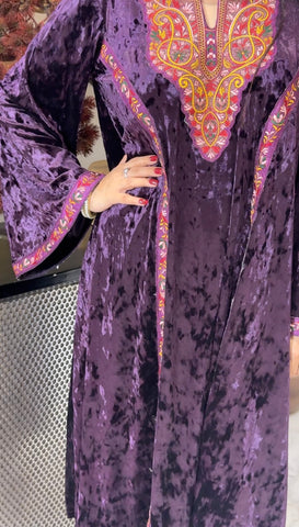 Velvet noorah choga set