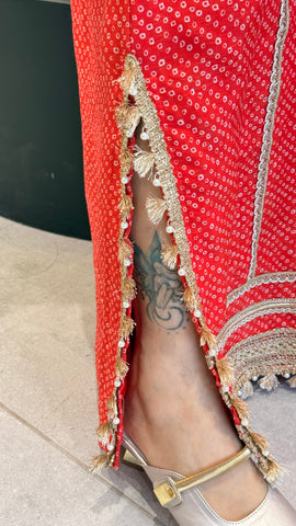 Bandhani Long Kurta
