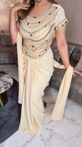 Pastel drape