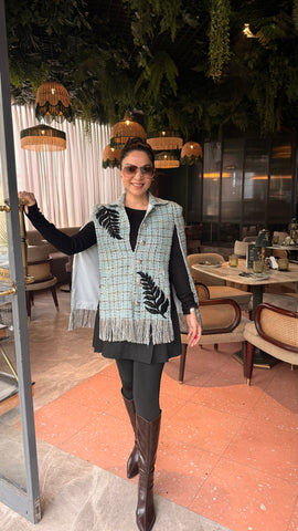 Tweed cape