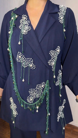 Embroidered hanging coord set
