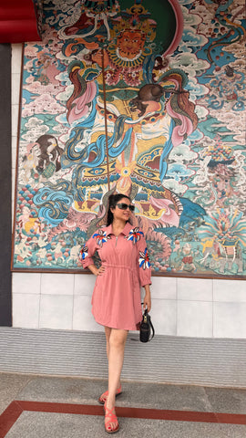 Pretty Machine Embroidery Dress