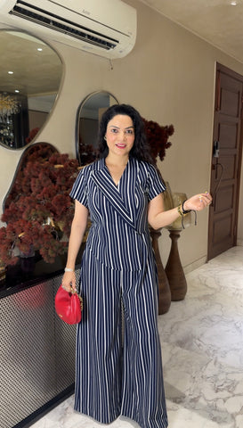 Stripes jumpsuit