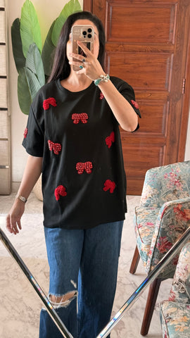 Heart & bow T-shirts