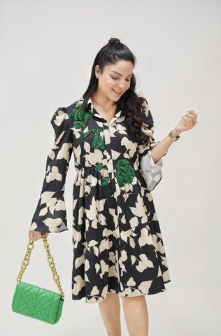 Floral A line Dress