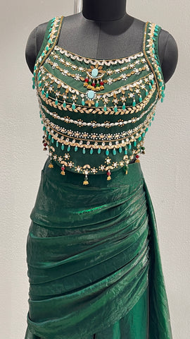 Indo-western Drape