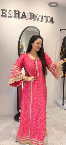 Bandhani Long Kurta