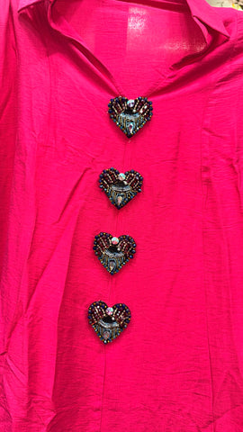 Heart A-Line dress